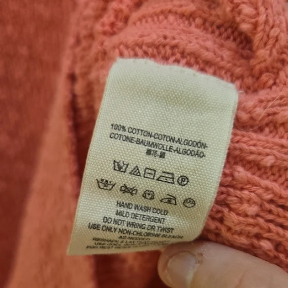 Free People West Coast V Neck Pink Sweater, Comfy Vibes, Statement, M - Picture 6 of 8